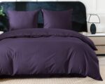 Elegancka pościel bawełniana w pasy 140x200 z ozdobną lamówką