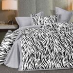 200×220 Komplet pościeli dwustronnej zebra